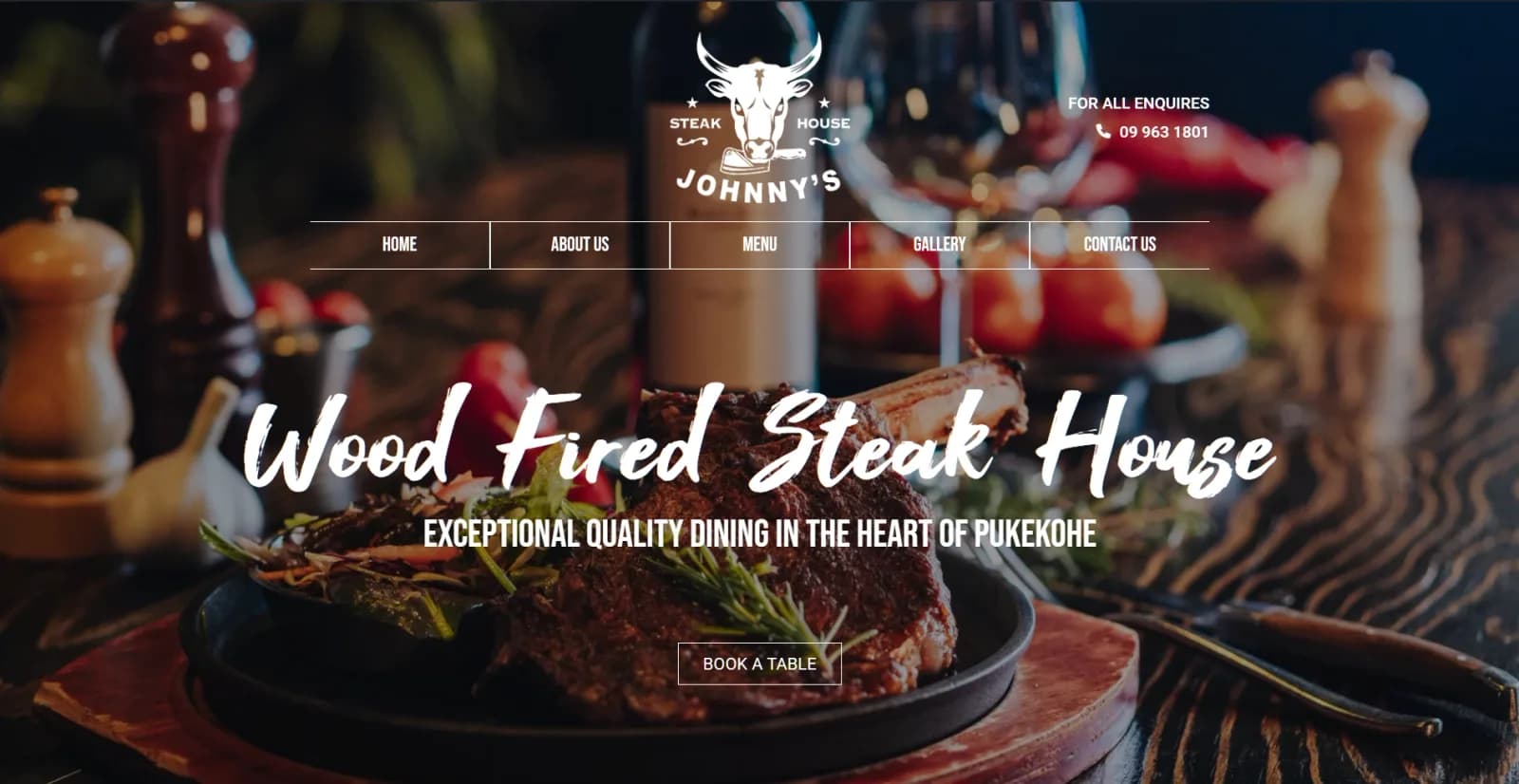 Johnny's Steak 데스크톱 화면
