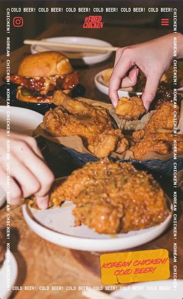 My Fried Chicken 모바일 화면