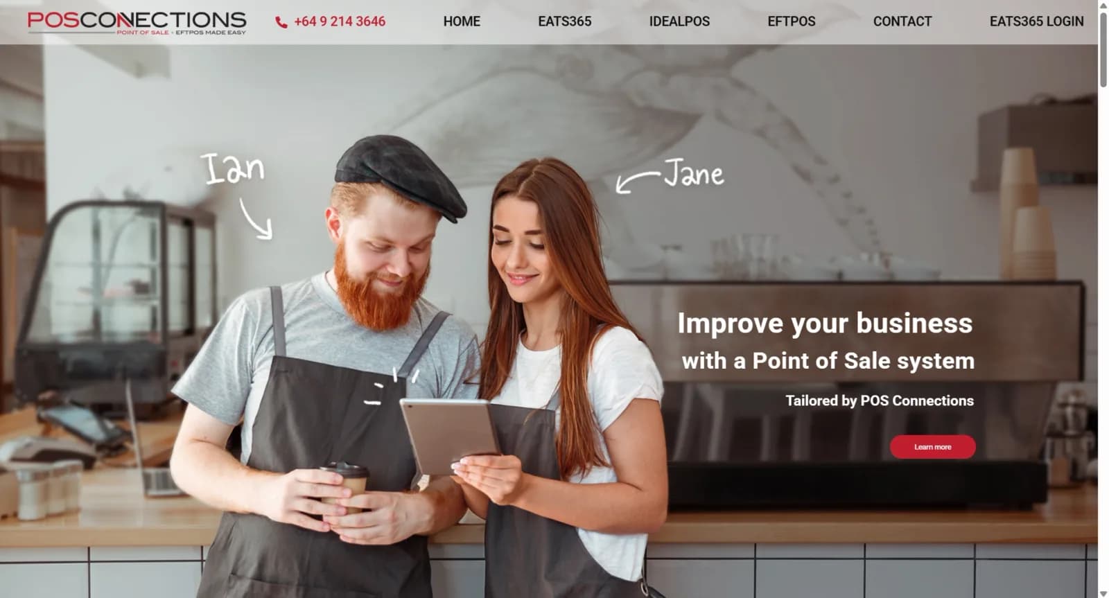 POS Connections 데스크톱 화면